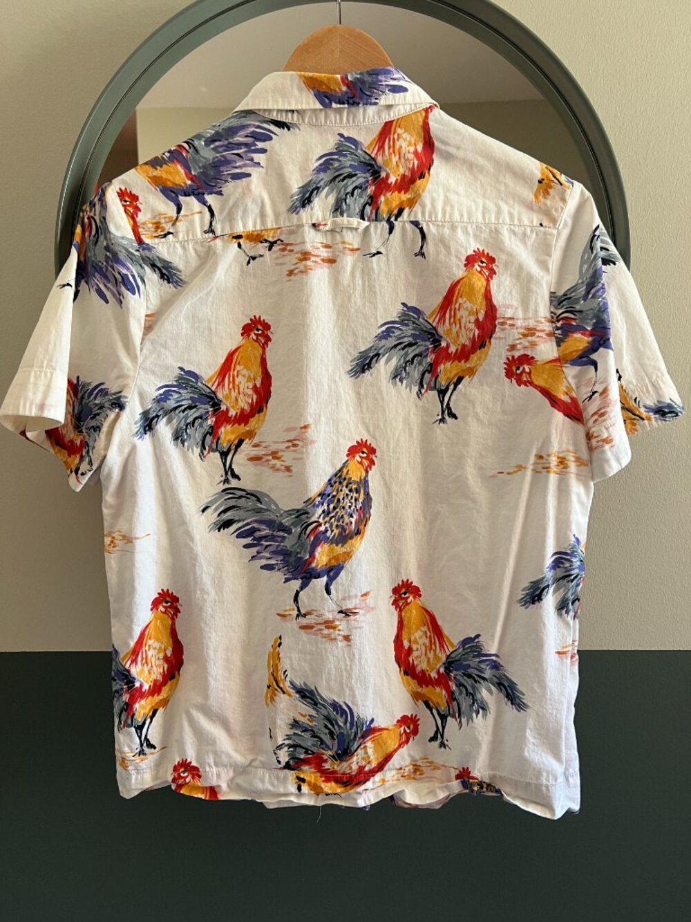 Rooster Buttondown – M — Corey Lynn Calter - Picture 3 of 3